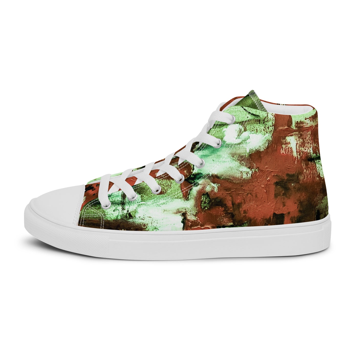 Womyn's High Top - Mismatch Green