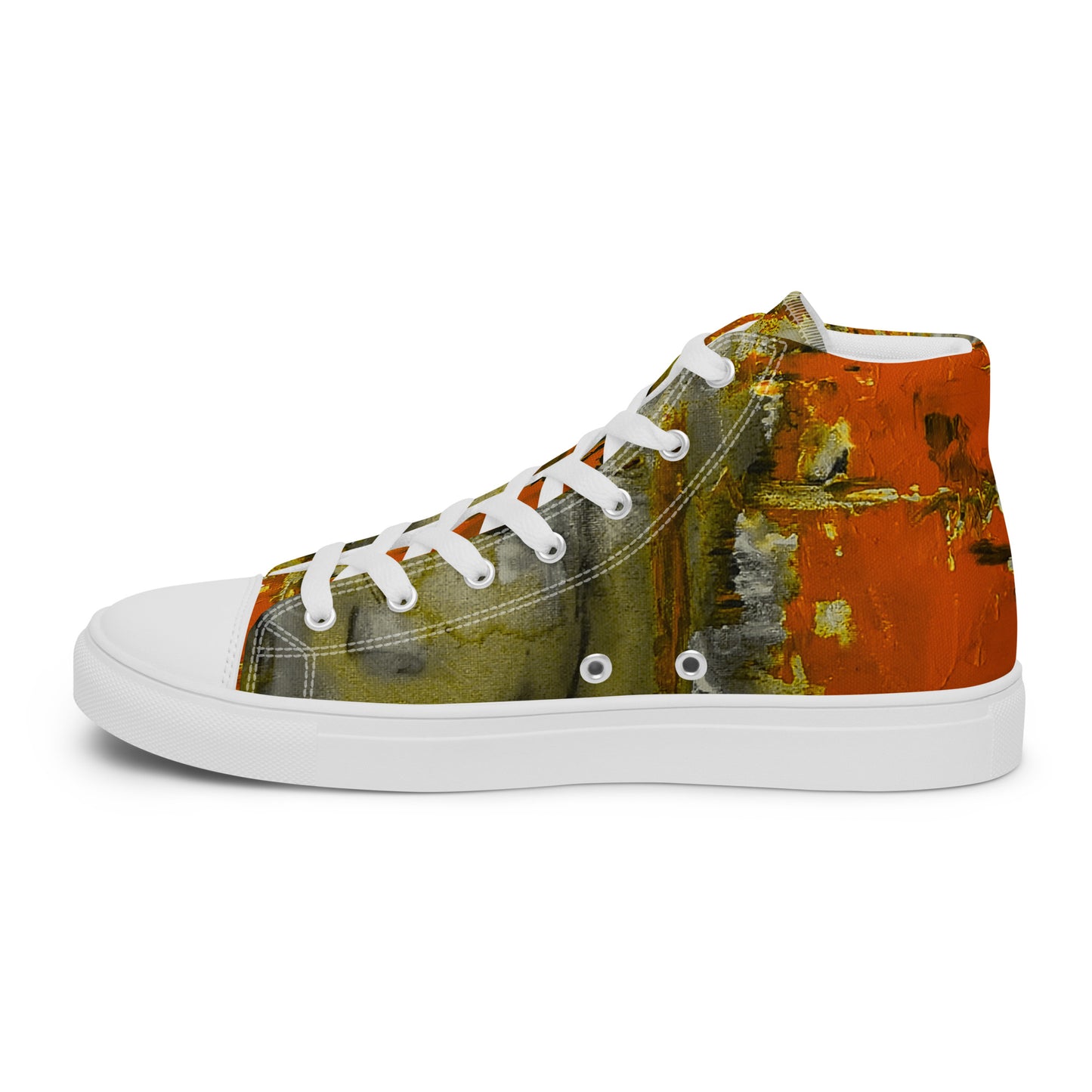 Womyn's High Top - Mismatch Orange