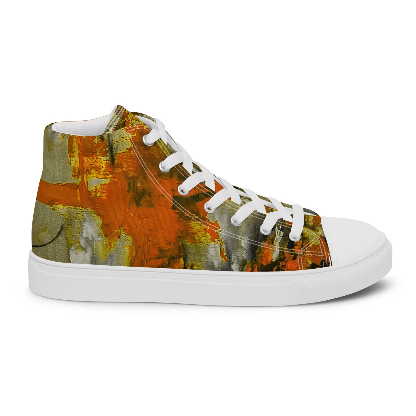 Womyn's High Top - Mismatch Orange