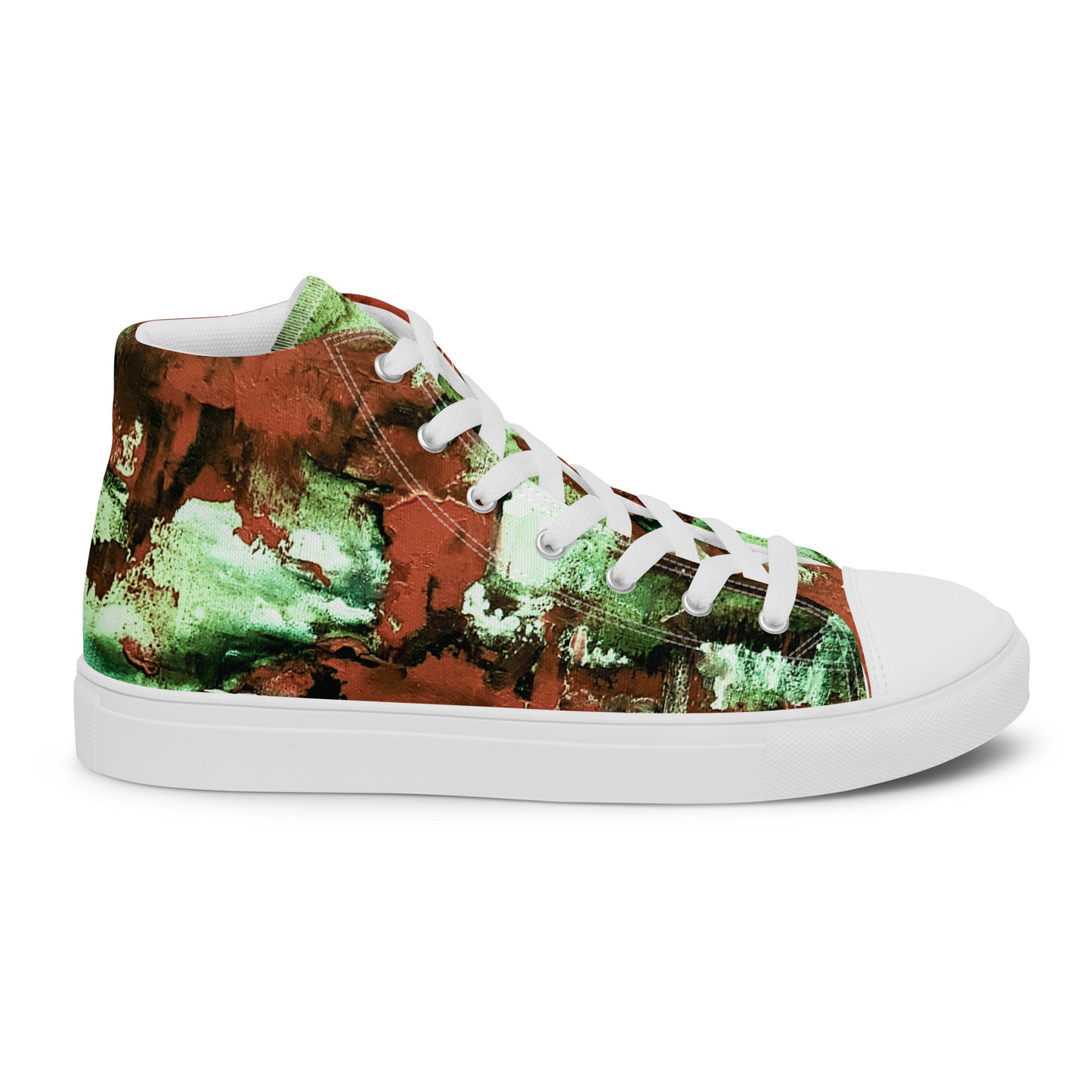 Womyn's High Top - Mismatch Green