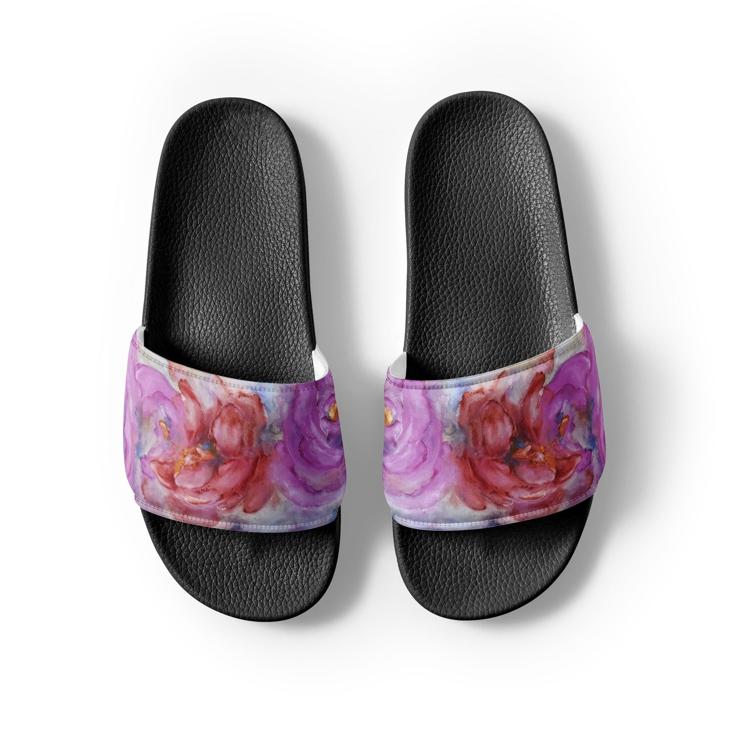 Womyn's Slides Flower Faces