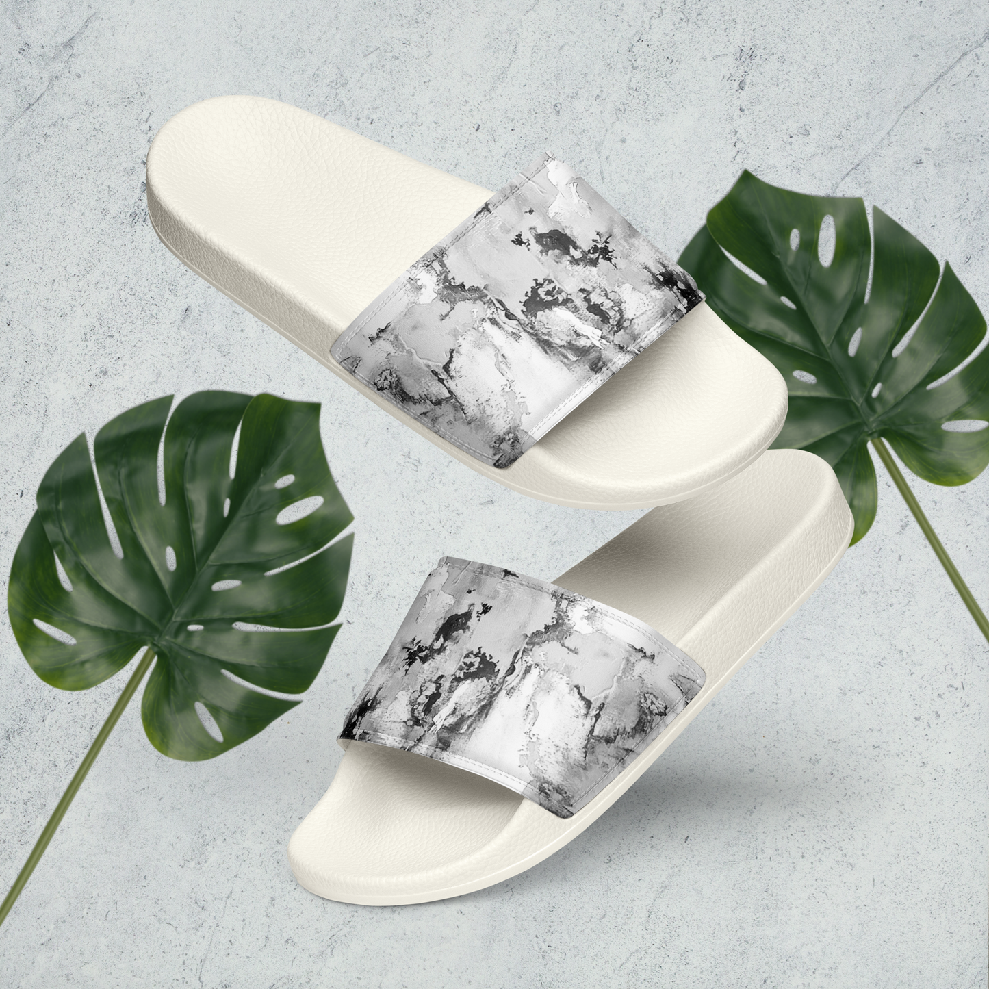 Womyn's slides Made Marble