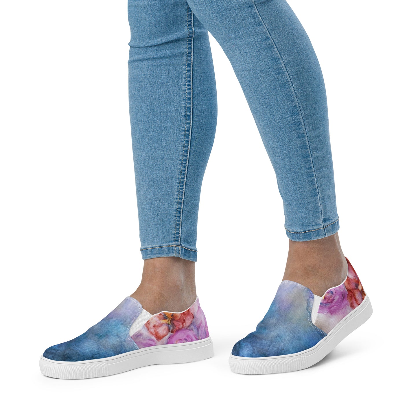 Womyn’s slip-on Flower ink